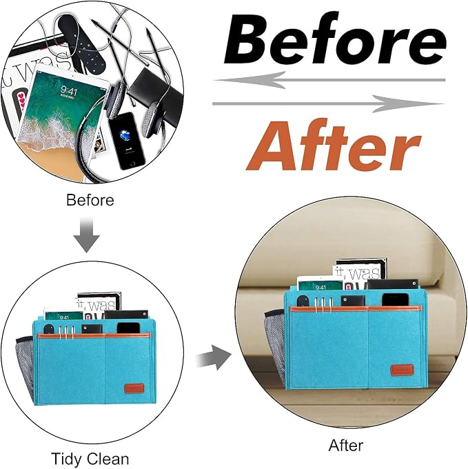 Bedside Caddy, Bed Storage Organizer - Image 2