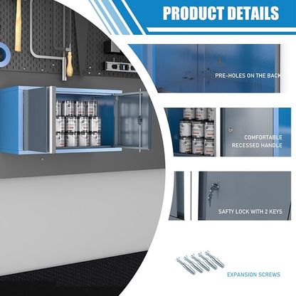 LARBANKE Metal Wall Cabinet - Image 4