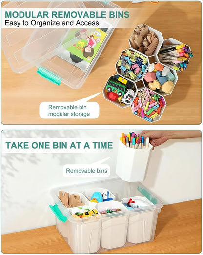 EOENVIVS Clear Storage Tote - Image 3