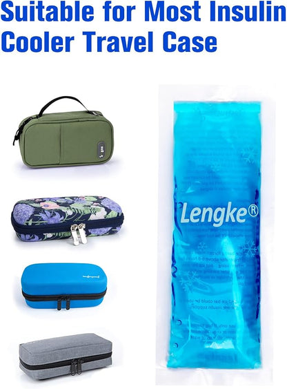 Leng Ke Gel Ice Packs for Insulin Cooler Travel Case, 4 Pack TSA Approved Ice - Image 4