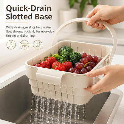 Foldable Colander Sink Drain Basket - Image 6