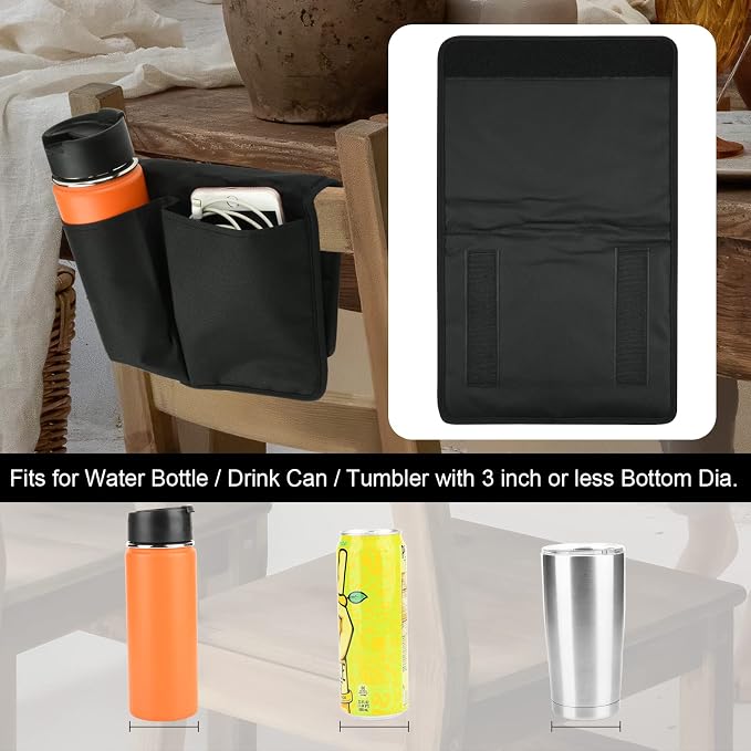 Cosmos Chair Armrest Side Organizer Bedside Caddy Organizer Wheelchair Side - Image 5
