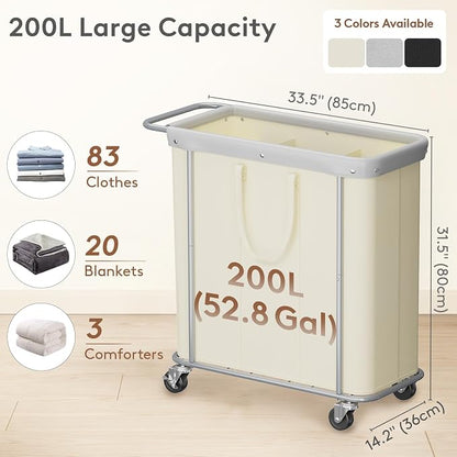 Lifewit 200L Large Laundry Basket - Image 2
