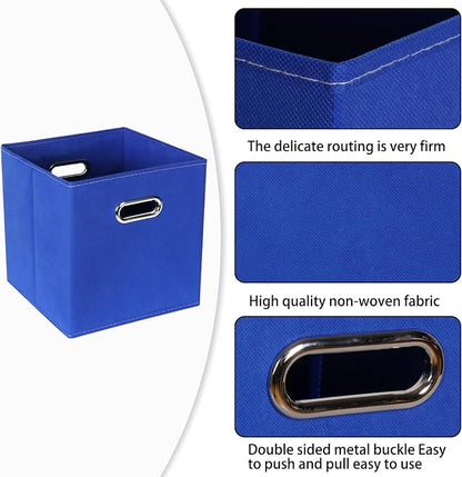 Fabric Cloth Storage Bins, Fabric Cube Bins Organizer - Image 7
