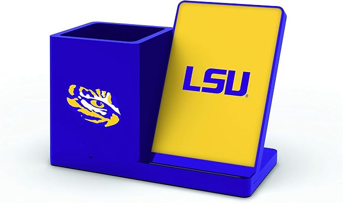 SOAR NCAA Unisex Cell Phone Wireless Charging Stand and Desktop Organizer by SOAR