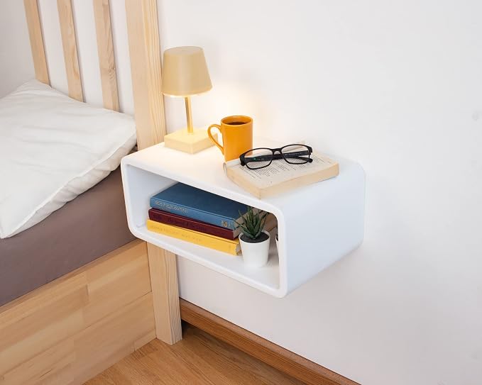 Floating Nightstand Wooden, Bedside Table, Nightstand Shelf, Wall Mounted - Image 8