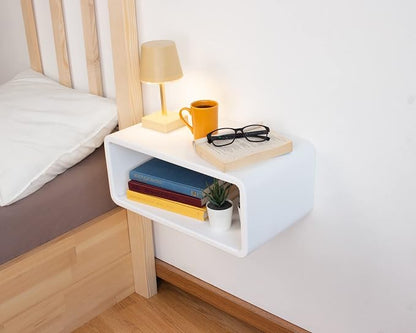 Floating Nightstand Wooden, Bedside Table, Nightstand Shelf, Wall Mounted - Image 8