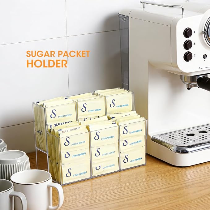 AIEVE Drink Packet Organizer, 2-Tier Water Flavor Packet Holder - Image 7
