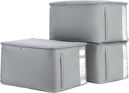 Comforter Storage Bags, Durable Oxford Fabric Clothes Organizer by FORCTIBULL