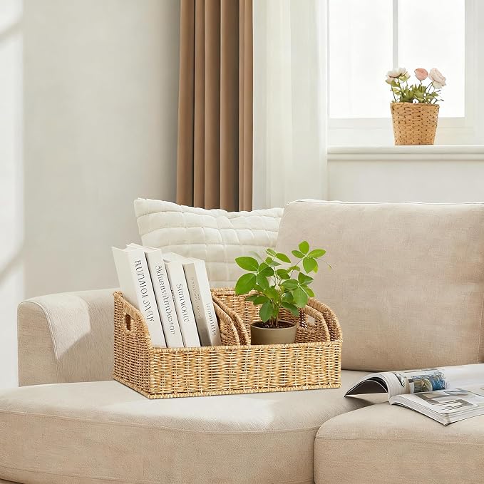 Wicker Baskets for Organizing, Kitchen Counter - Image 7