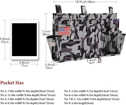 Surblue Bedside Caddy Hanging Organizer Storage Bag Pocket - Image 5