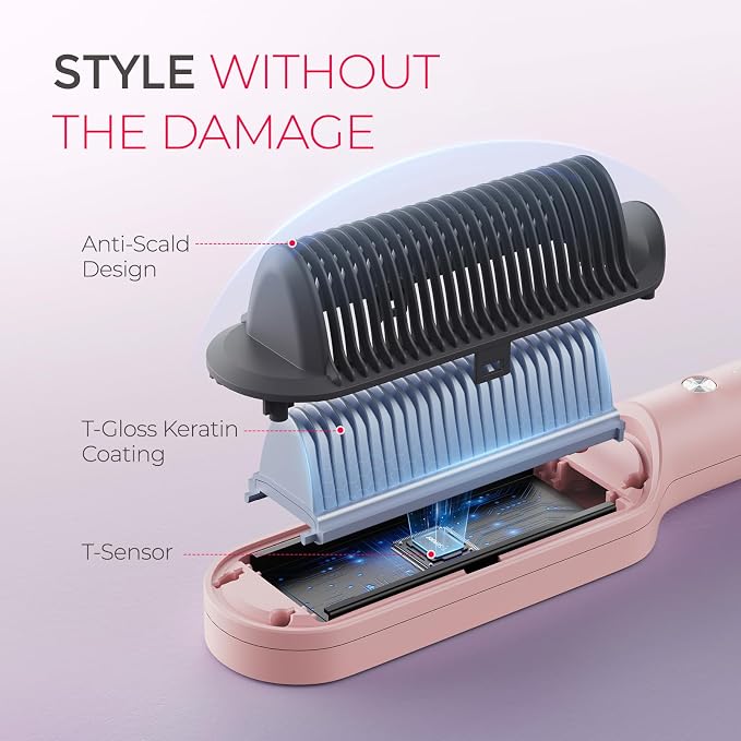 TYMO Ring Hair Straightener Brush – Hair Straightening Iron - Image 5