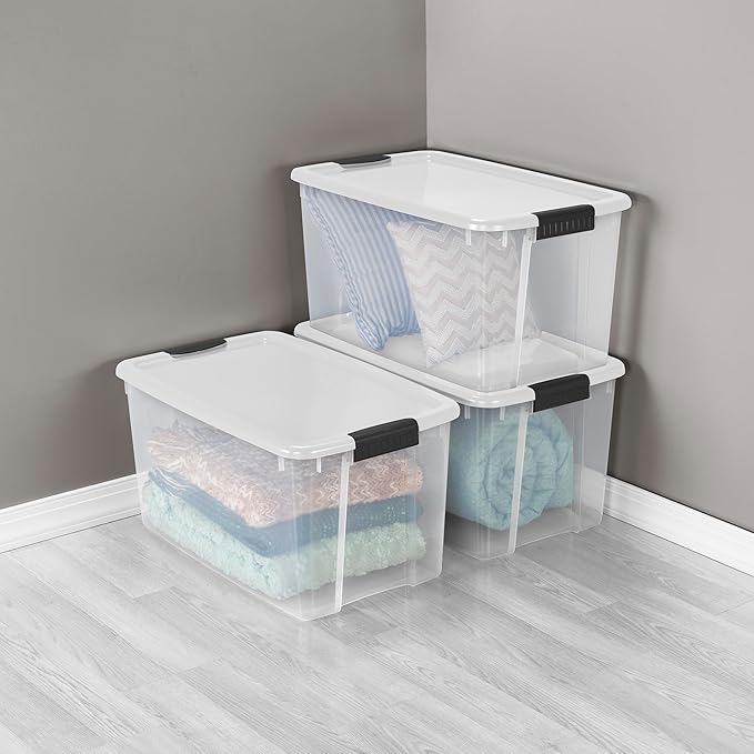 Sterilite 8 Pack Ultra Latching Box, Storage Bins - Image 5