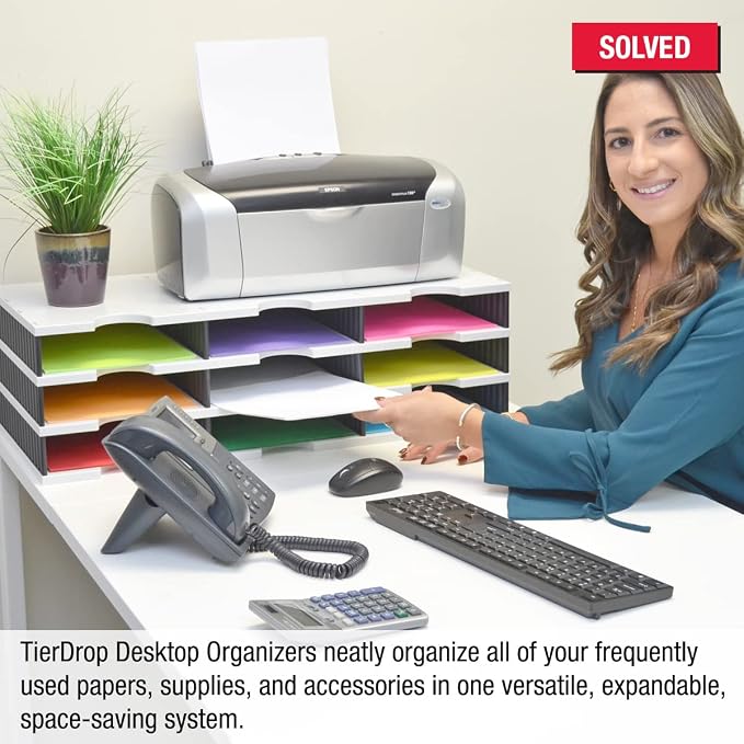 Ultimate Office TierDrop Desktop Organizer Document, and Classroom Sorter. 9 - Image 3