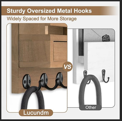 Key Holder Wall Mount, Mail Holder - Image 5