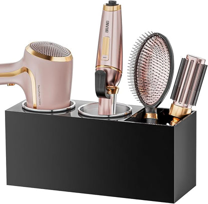 Hair Tool Organizer Acrylic: Hair Dryer Holder Wall Mount by Unknown