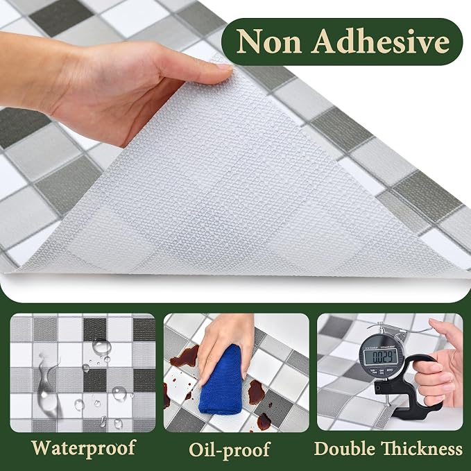 Drawer and Shelf Liner for Kitchen Cabinet: 12 in X 30 Ft Non Slip Waterproof - Image 5