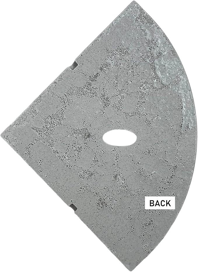 Tenedos Resin Decor 8 Inches Corner Shower Shelf – Light Grey Flatback 9x9 Wall - Image 7