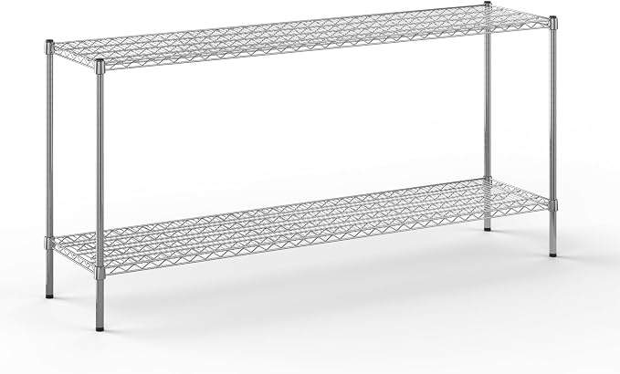 18" Deep x 72" Wide x 34" Height Wire Shelving Kit | 2-Tier | NSF Commercial by Regal+Altair