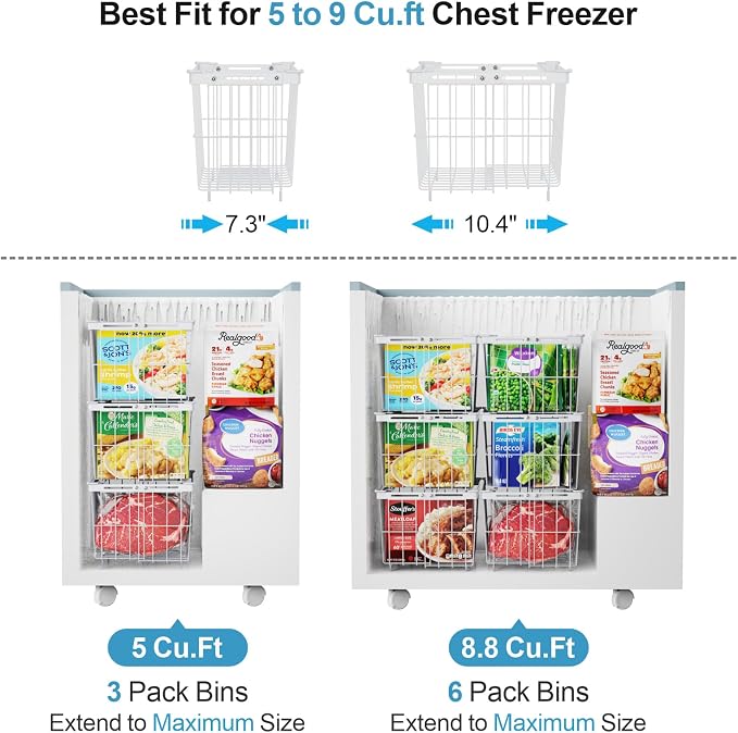 iSPECLE Freezer Organizer Bins - Image 3