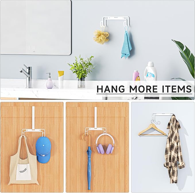 Ironing Board Holder Wall Mount/Over The Door Ironing Board Hanger, Laundry - Image 9