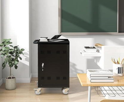 Laptop Charging Cart, 32 Devices Tablet Storage Carts - Image 7