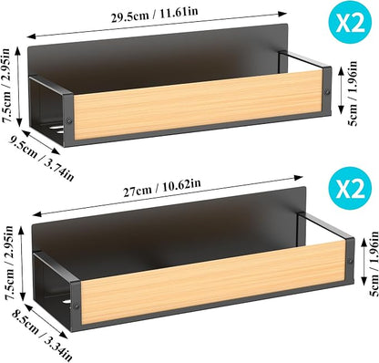 4 Pack Magnetic Spice Storage Rack Organizer - Image 7
