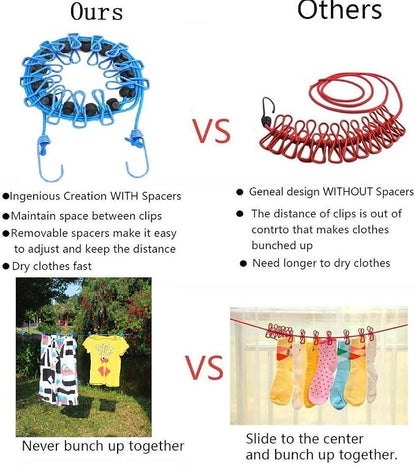 2 Pack Portable Clothesline - Image 5