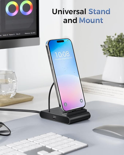 Cable Matters 5-in-1 iPhone 16/15 USB C Hub, 4K@60Hz HDMI | iPad Docking Stand - Image 8