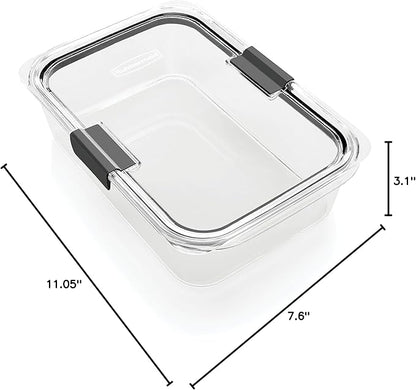 Rubbermaid Brilliance Large Food Storage Container, 9.6 Cup, Leak-Proof - Image 9