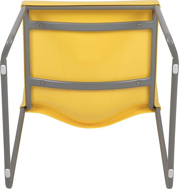 Flash Furniture HERCULES Series 880 lb. Capacity Yellow Full Back Contoured - Image 11