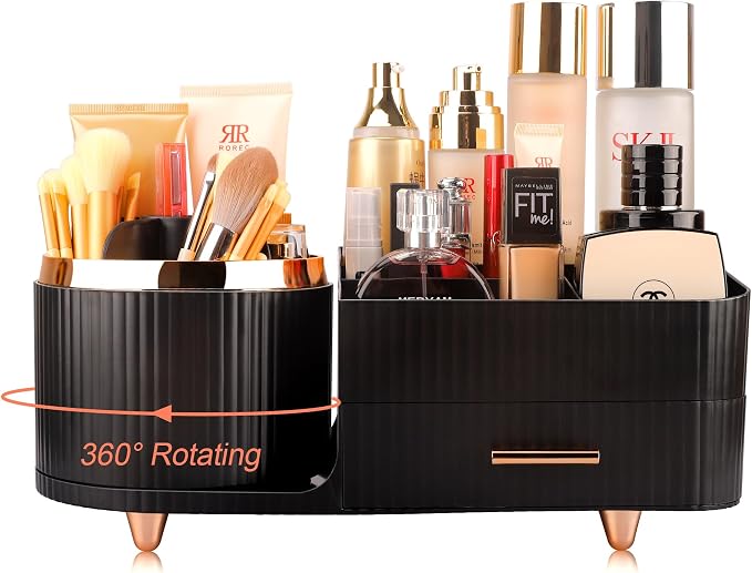 Makeup Organizer for Vanity, Cosmetic Display Case by Molutsody