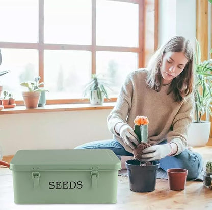 Seed Storage Organizer, 4 Compartment Seed Storage Box - Image 5