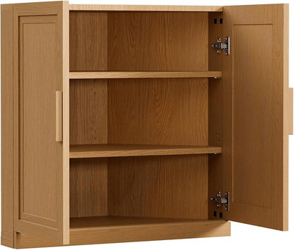 Casaphoria Farmhouse Corner Cabinet, Wooden Corner Storage Cabinet - Image 8