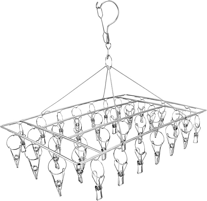 Stainless Steel Sock Drying Rack by Skroad