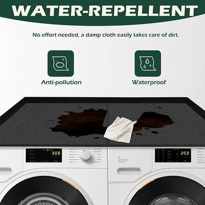 Royxen Washer Dryer Countertop, 27.4" x 54" Wood Universal Fit, Washer Dryer - Image 4