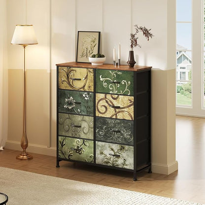Sweetcrispy 8 Drawer Dresser for Bedroom, Organizer Storage Drawers | Fabric - Image 7