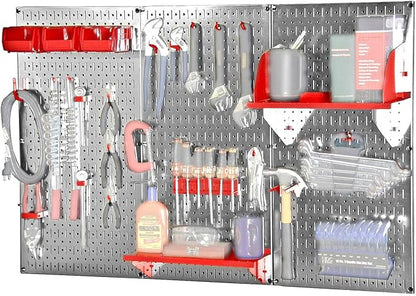 Wall Control 30WRK400GVR 4-Feet Metal Pegboard Standard Tool Storage Kit - Image 8
