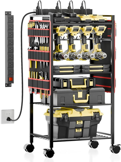 5-Tier Power Tool Organizer Cart by CFMASTER