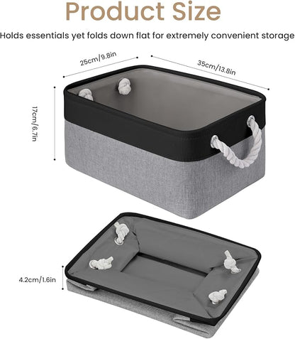 13.8x9.8x6.7 Inch Fabric Small Storage Bins - Image 4