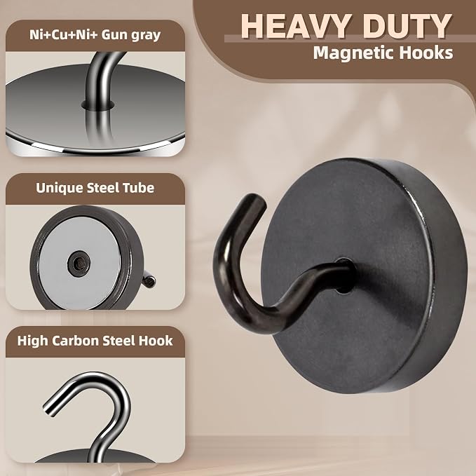 Neosmuk Magnetic Hooks Steel Tube Design - Image 4