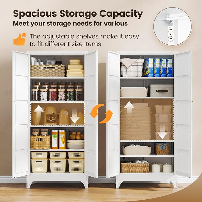 Yizosh Metal Storage Cabinet - Image 4