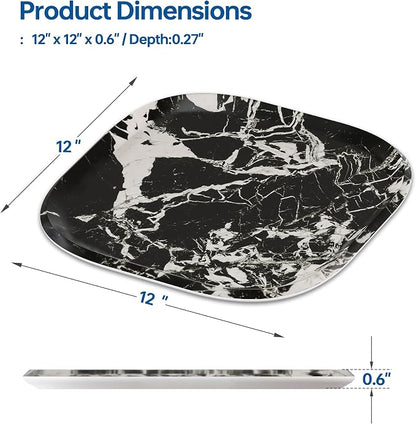 Vanity Decorative Tray, Bathroom Tray Countertop Organizer - Image 3