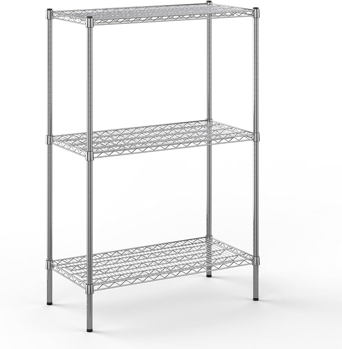 18" Deep x 36" Wide x 54" Height Wire Shelving Kit | 3-Tier | NSF Commercial by Regal+Altair