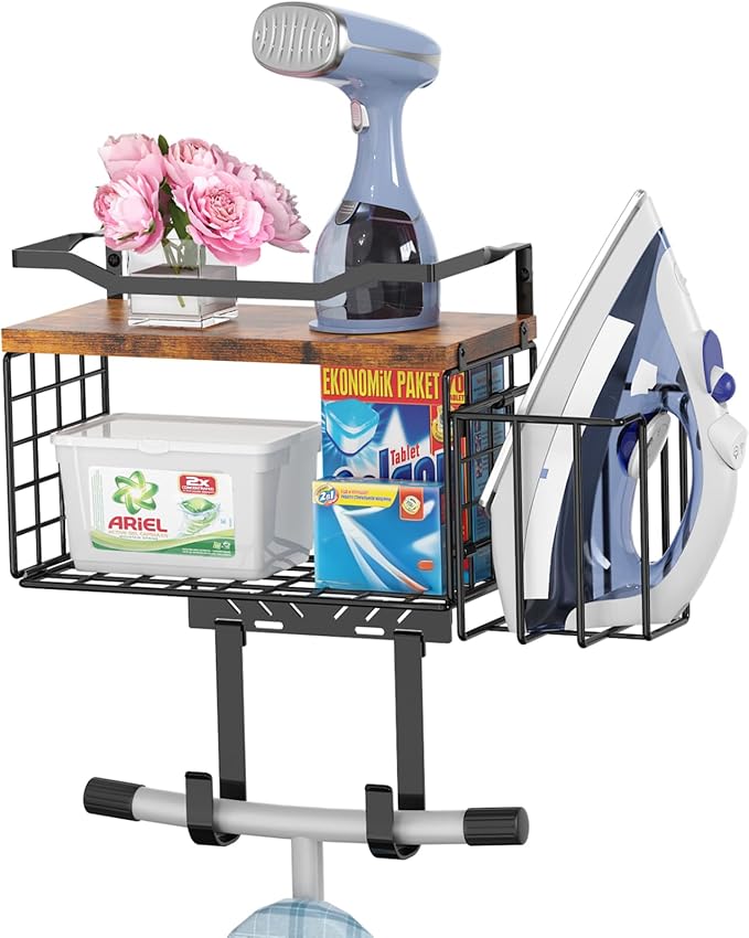 Ironing Board Hanger, T&Y Iron Board Holder Wall Mount by GLISWAM