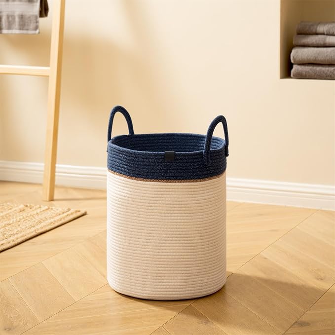 LA JOLIE MUSE Woven Basket Rope Storage Baskets - Image 4