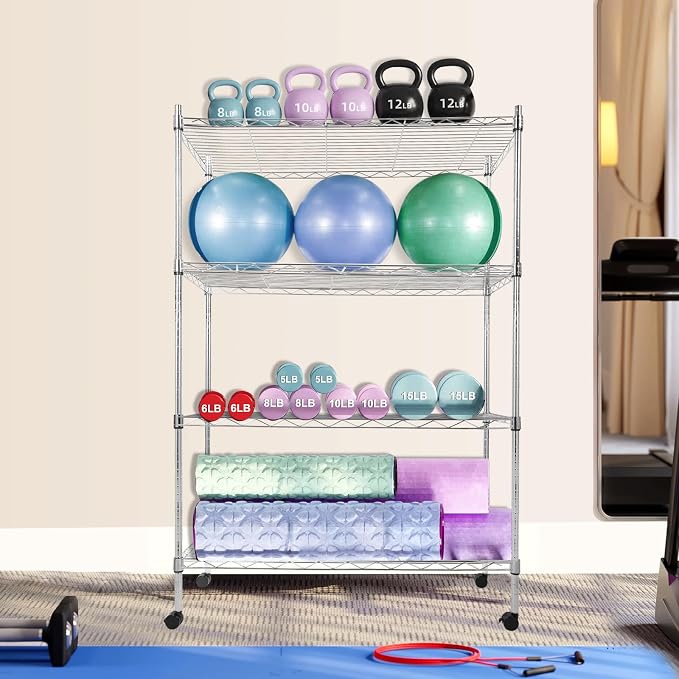 Whitmor 4 Tier Storage Shelves, Heavy Duty - Image 2