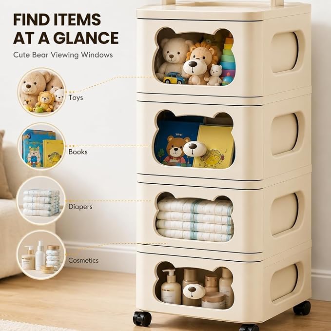 2 Row Storage Drawer Organizer - Image 5