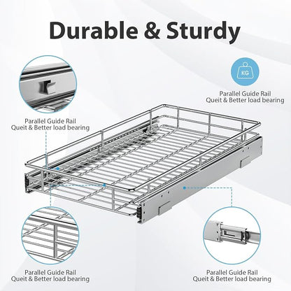 ZOINLIY Pull Out Cabinet Organizer, Versatile Slide Out Kitchen Organizers and - Image 3