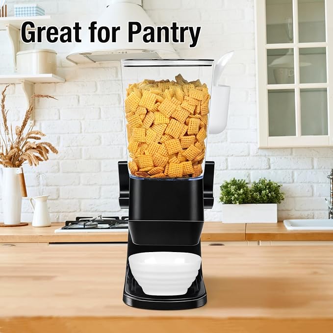 Cereal Dispenser Countertop Wath Bowls and Spoons Cereal Containers Storage - Image 3